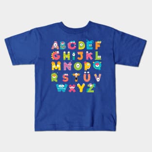 A to Z Monster Kids T-Shirt